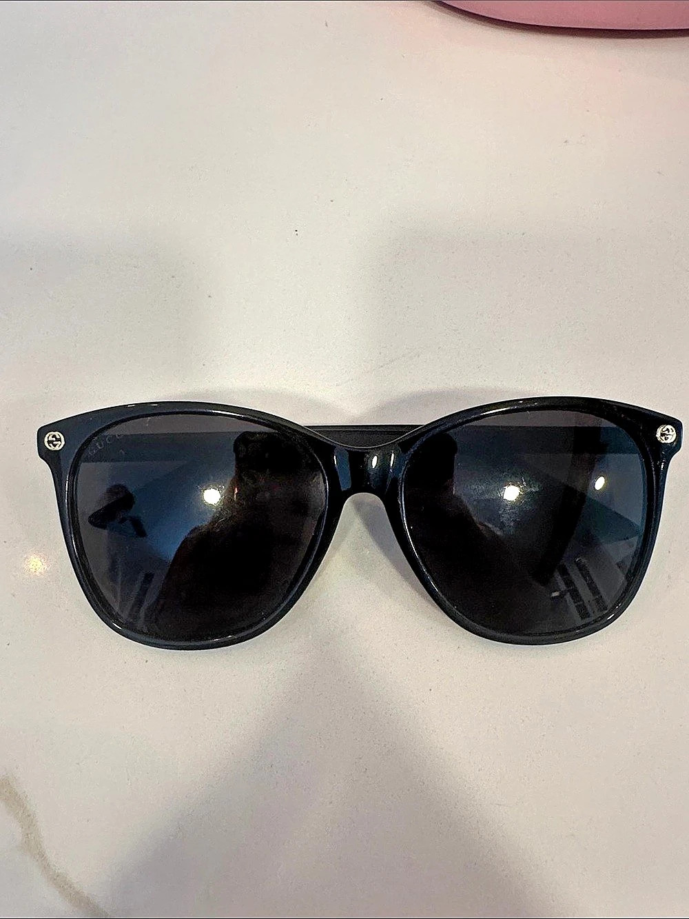Gucci Black Oversized Sunglasses